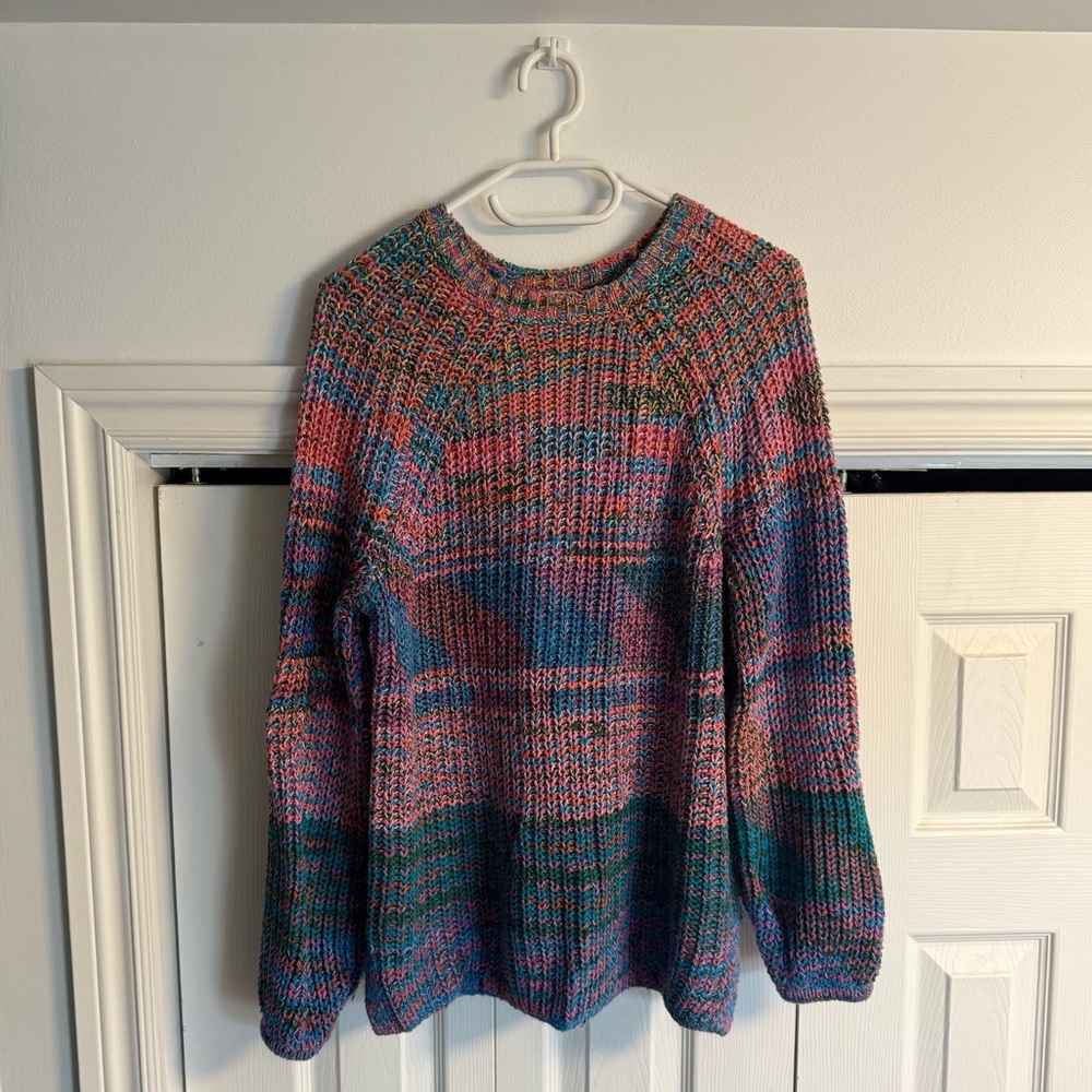 Ricki’s Multicolor Knit Sweater | Cotton Blend | Size M